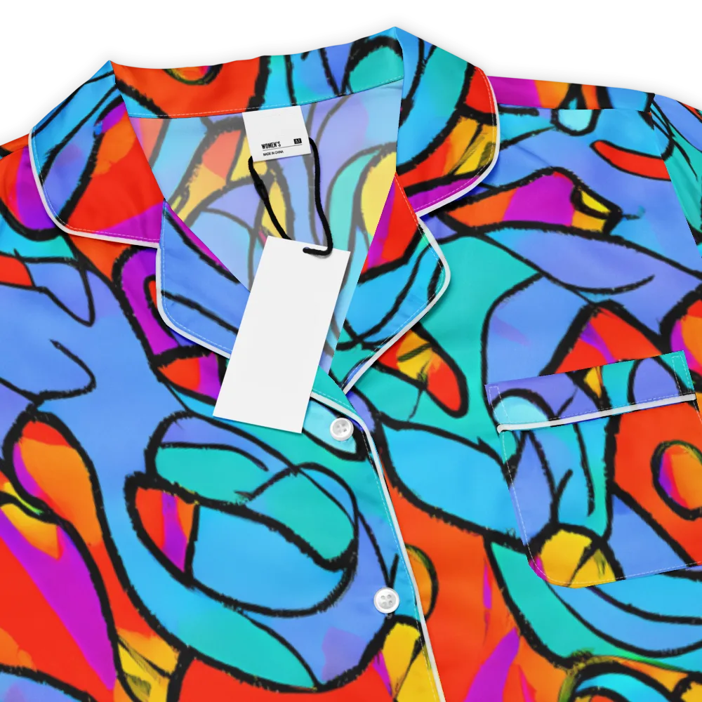 Prism Botanica on Women's Short Sleeve Pajama Top — Product details