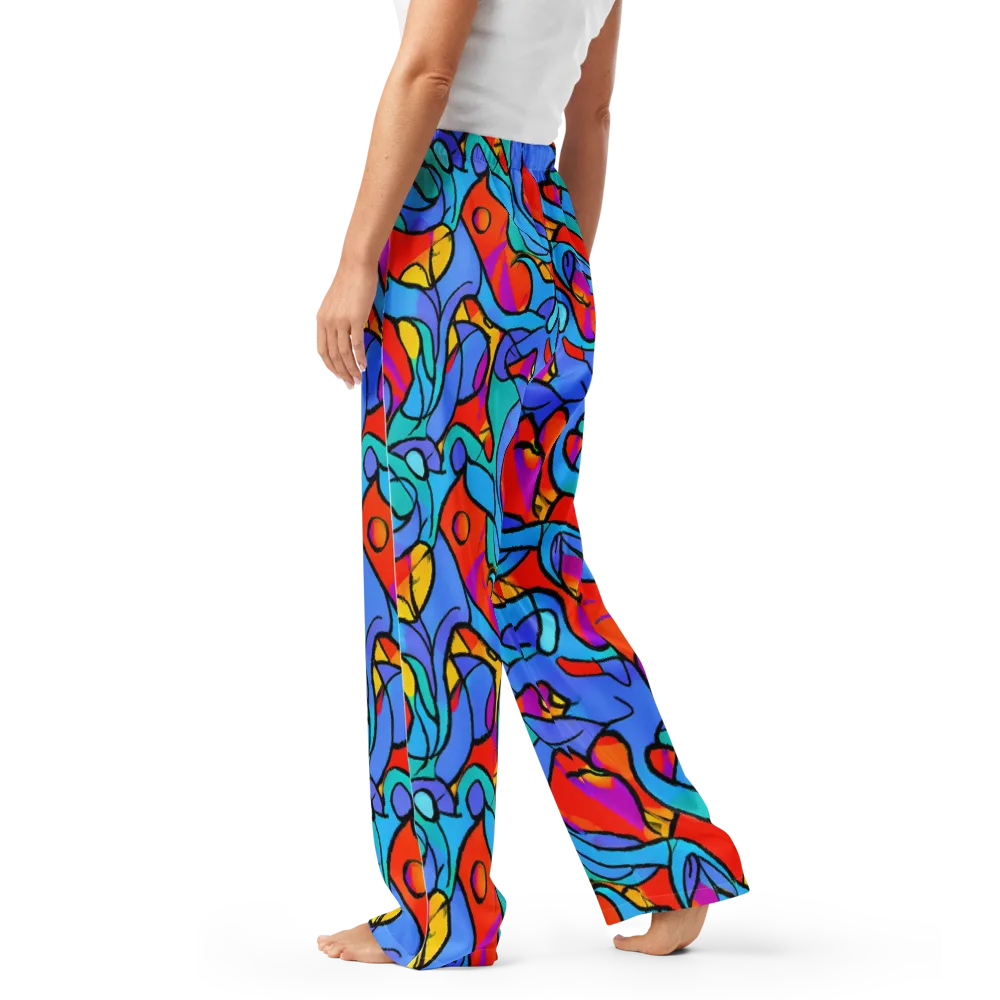 Prism Botanica on Women's Pajama Pants — Left