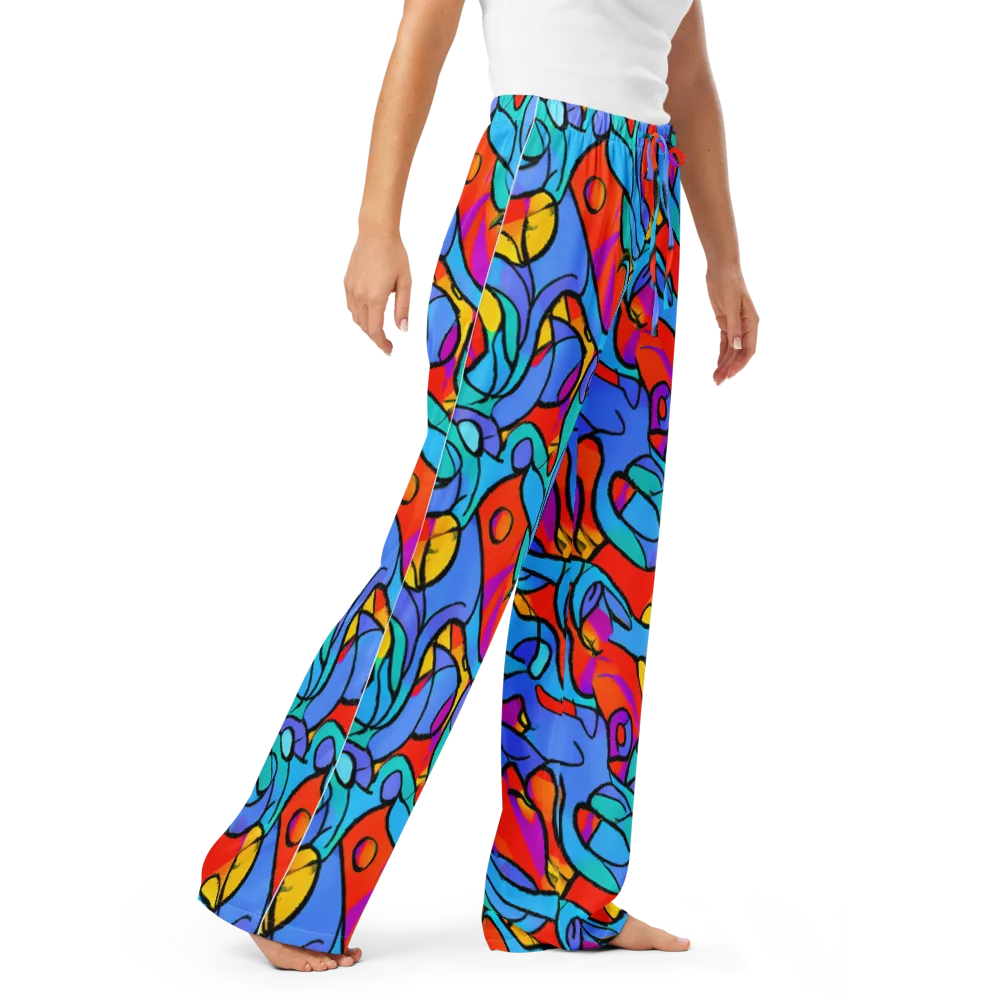 Prism Botanica on Women's Pajama Pants — Right Front