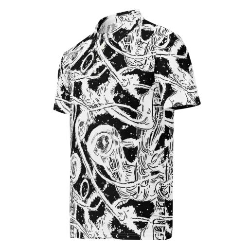 Ink Anatomy on a Men's Slim Fit Polo Shirt