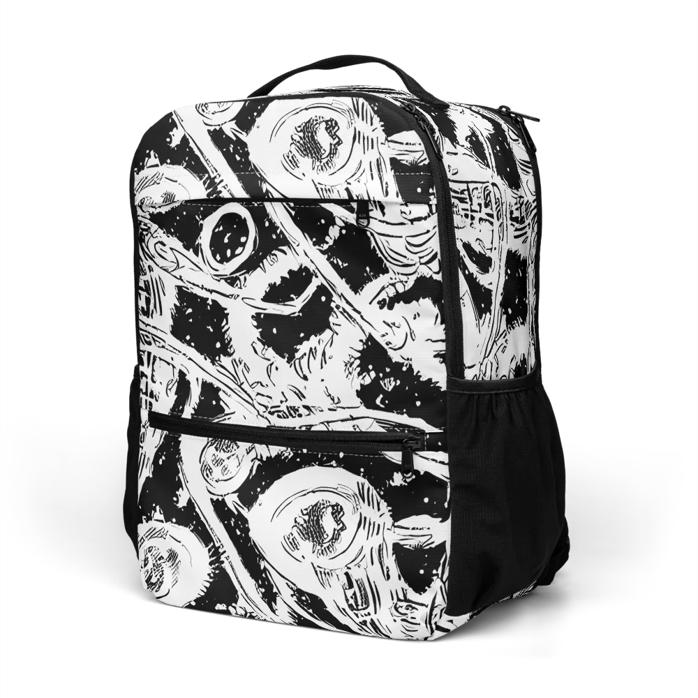 Ink Anatomy on Utility Backpack — Left Front