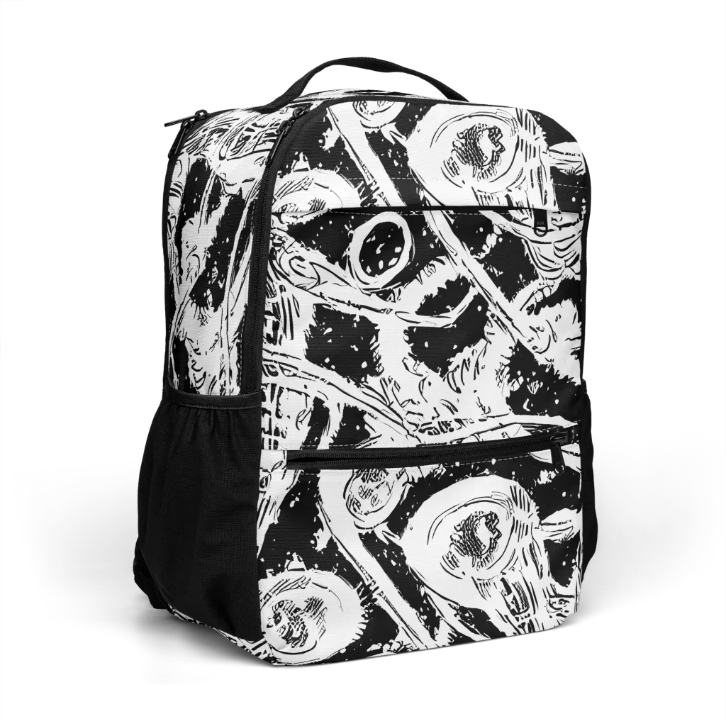 Ink Anatomy on Utility Backpack — Right Front
