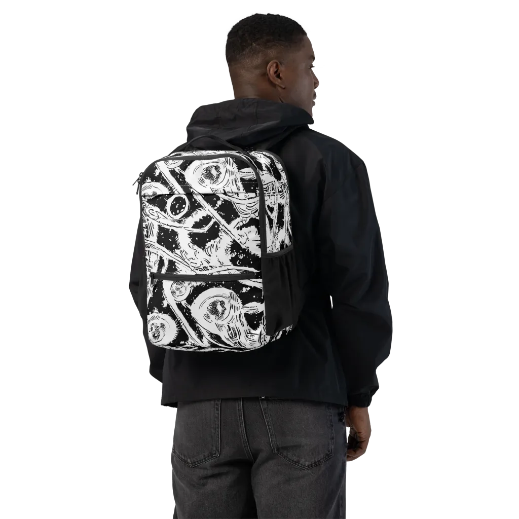 Ink Anatomy on Utility Backpack — Back