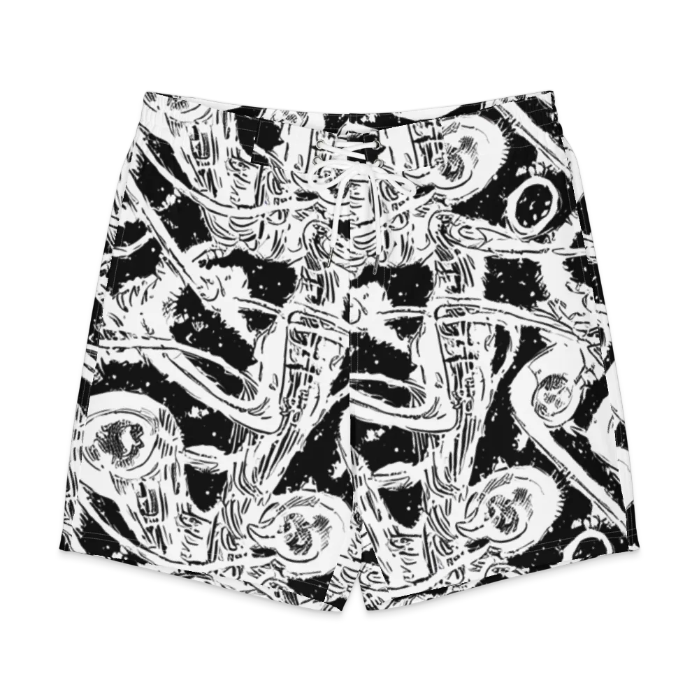 Ink Anatomy on Men's Board Shorts — Front
