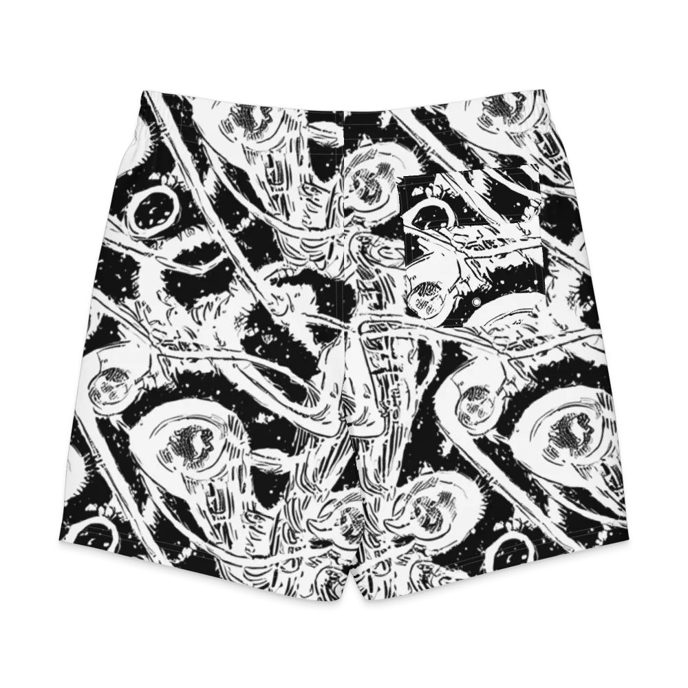 Ink Anatomy on Men's Board Shorts — Back
