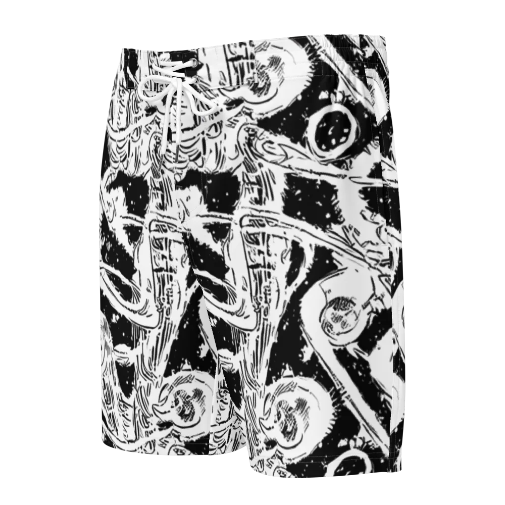 Ink Anatomy on Men's Board Shorts — Front