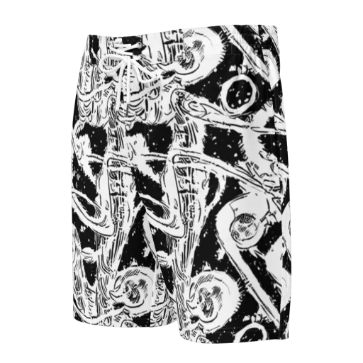 Ink Anatomy on a Men's Board Shorts