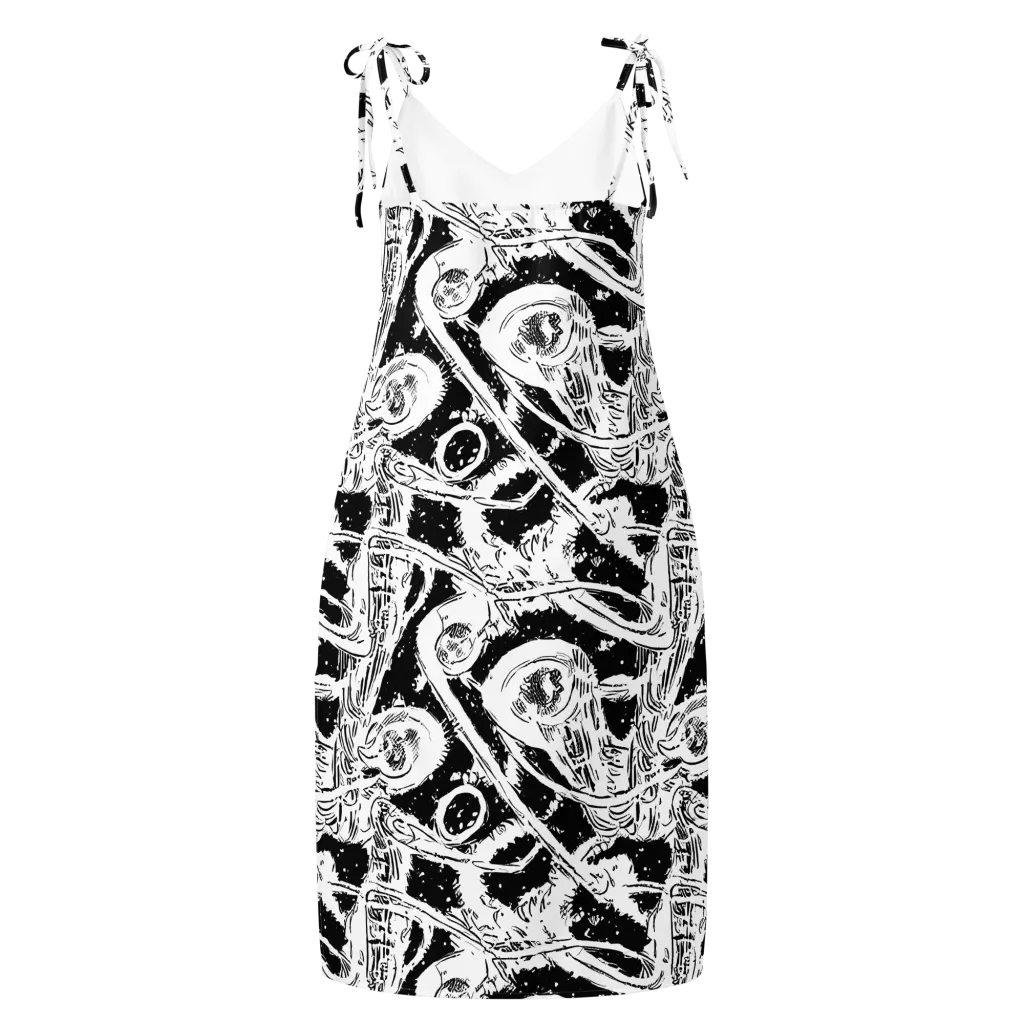 Ink Anatomy on Slip Dress — Back