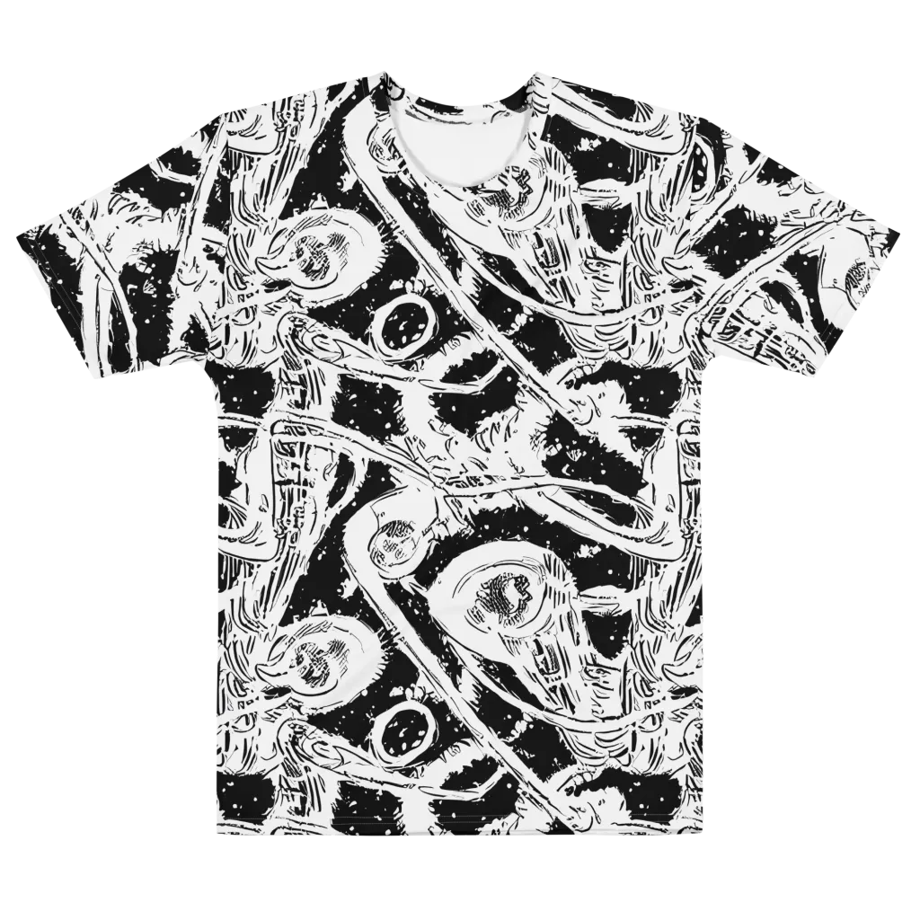 Ink Anatomy on Men's Cotton Crew Neck T-Shirt — Front