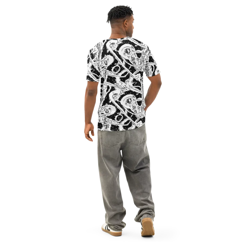 Ink Anatomy on Men's Cotton Crew Neck T-Shirt — Back