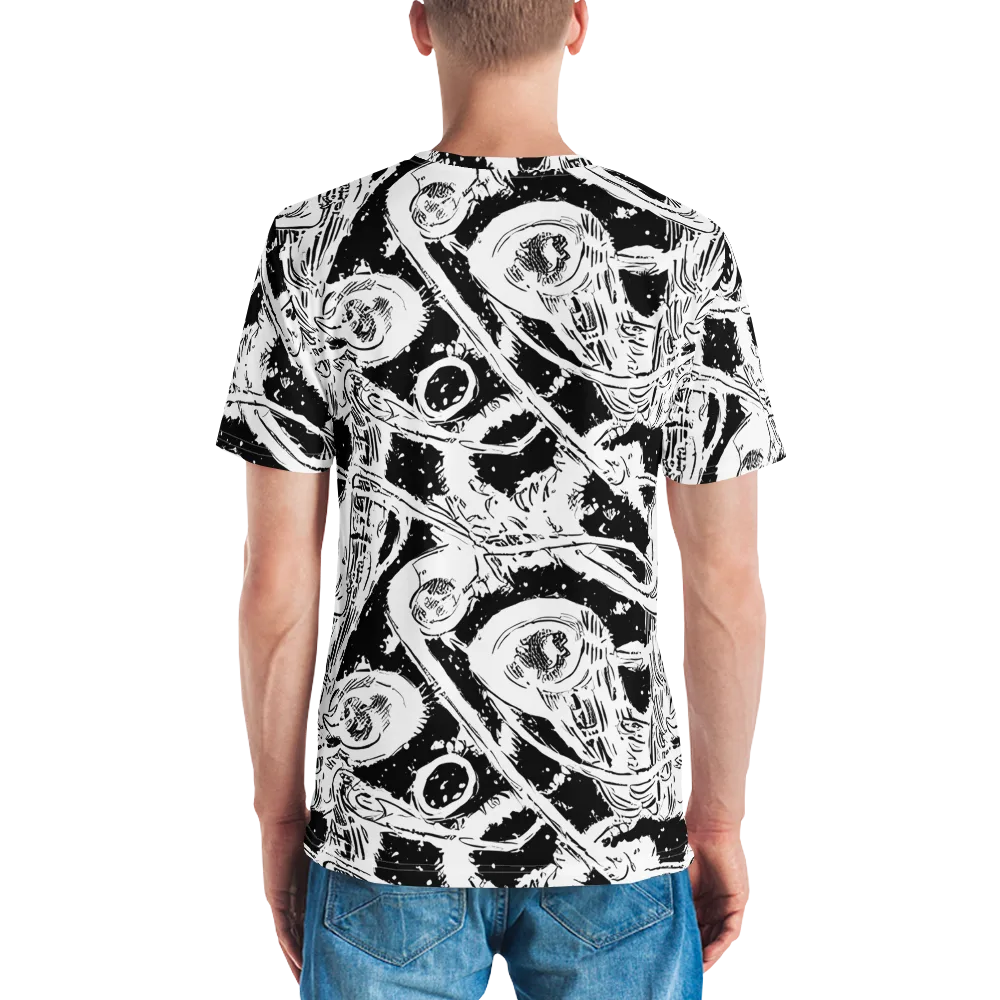 Ink Anatomy on Men's Crew Neck T-Shirt — Back