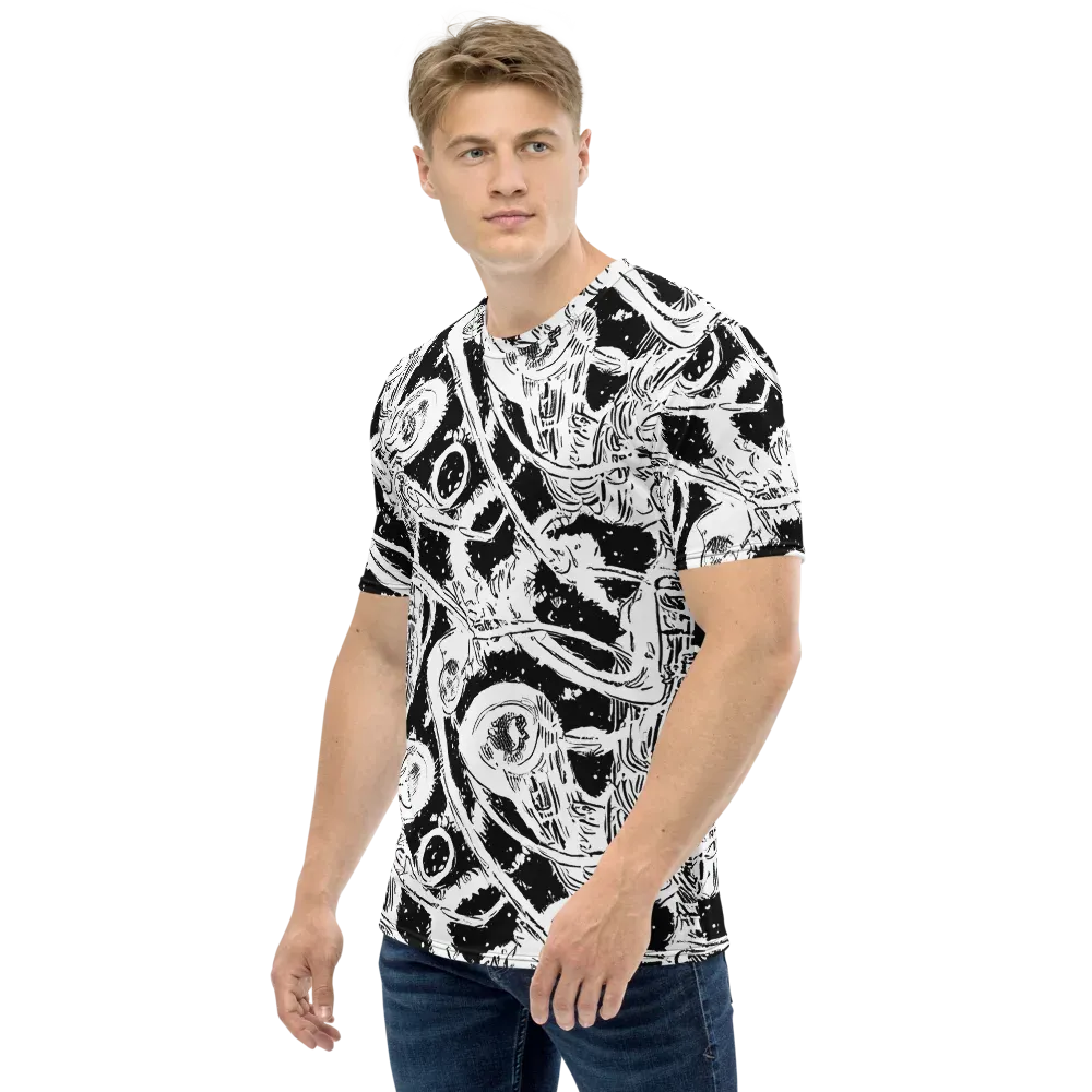 Ink Anatomy on Men's Crew Neck T-Shirt — Left