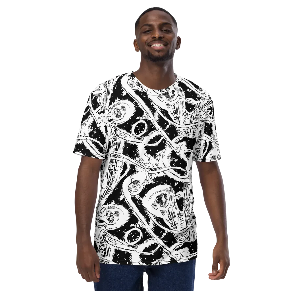 Ink Anatomy on Men's Crew Neck T-Shirt — Front