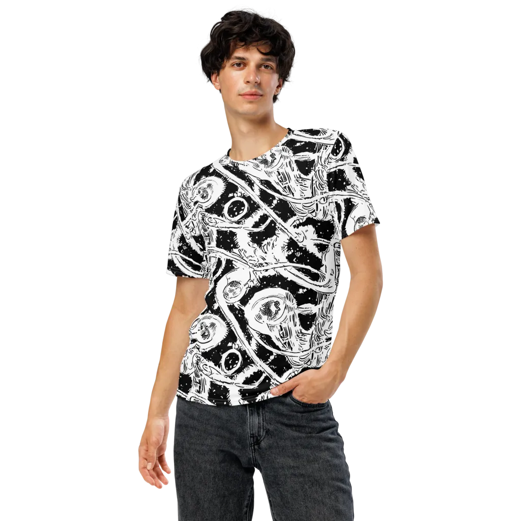 Ink Anatomy on Men's Crew Neck T-Shirt — Front