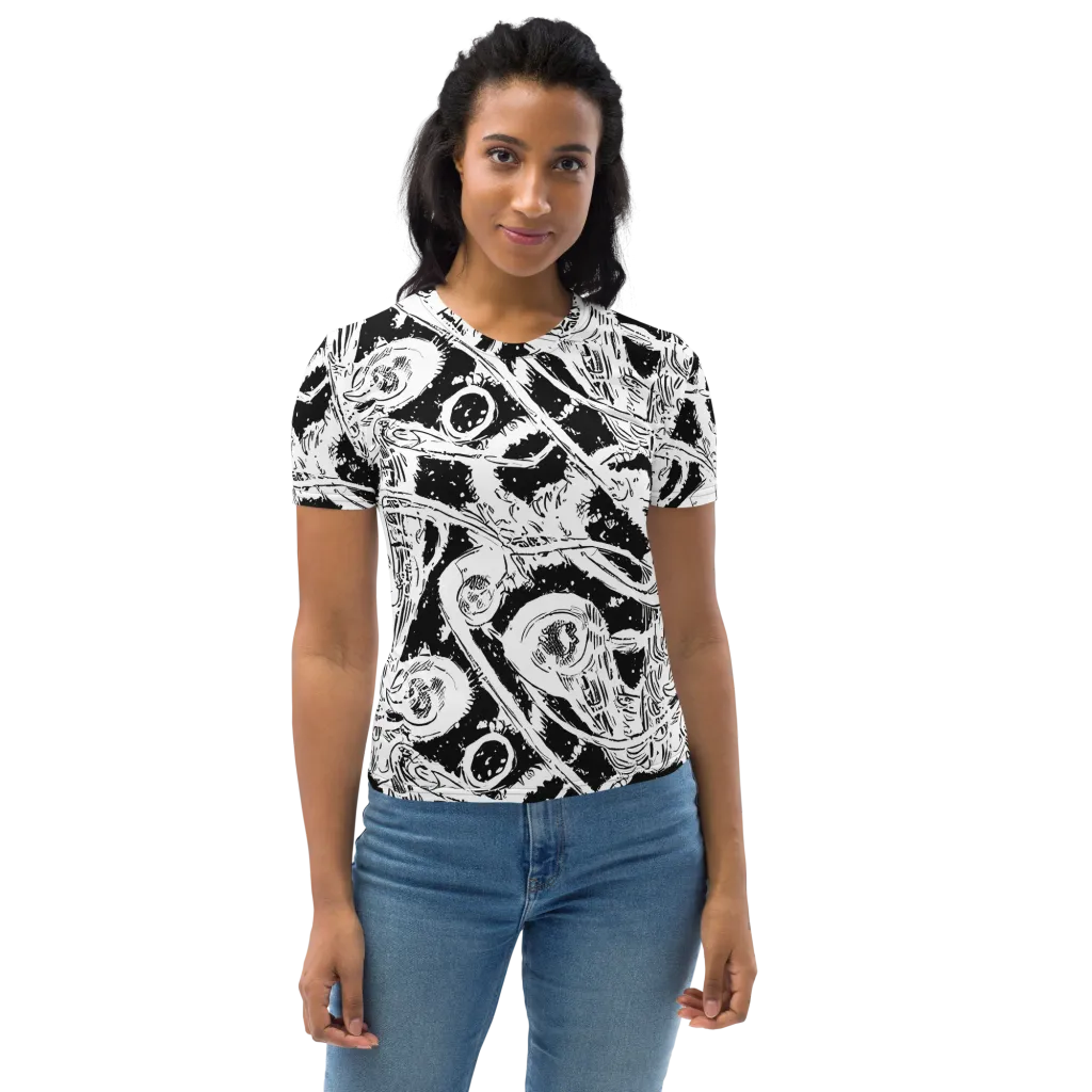 Ink Anatomy on Women's Crew Neck T-Shirt — Front