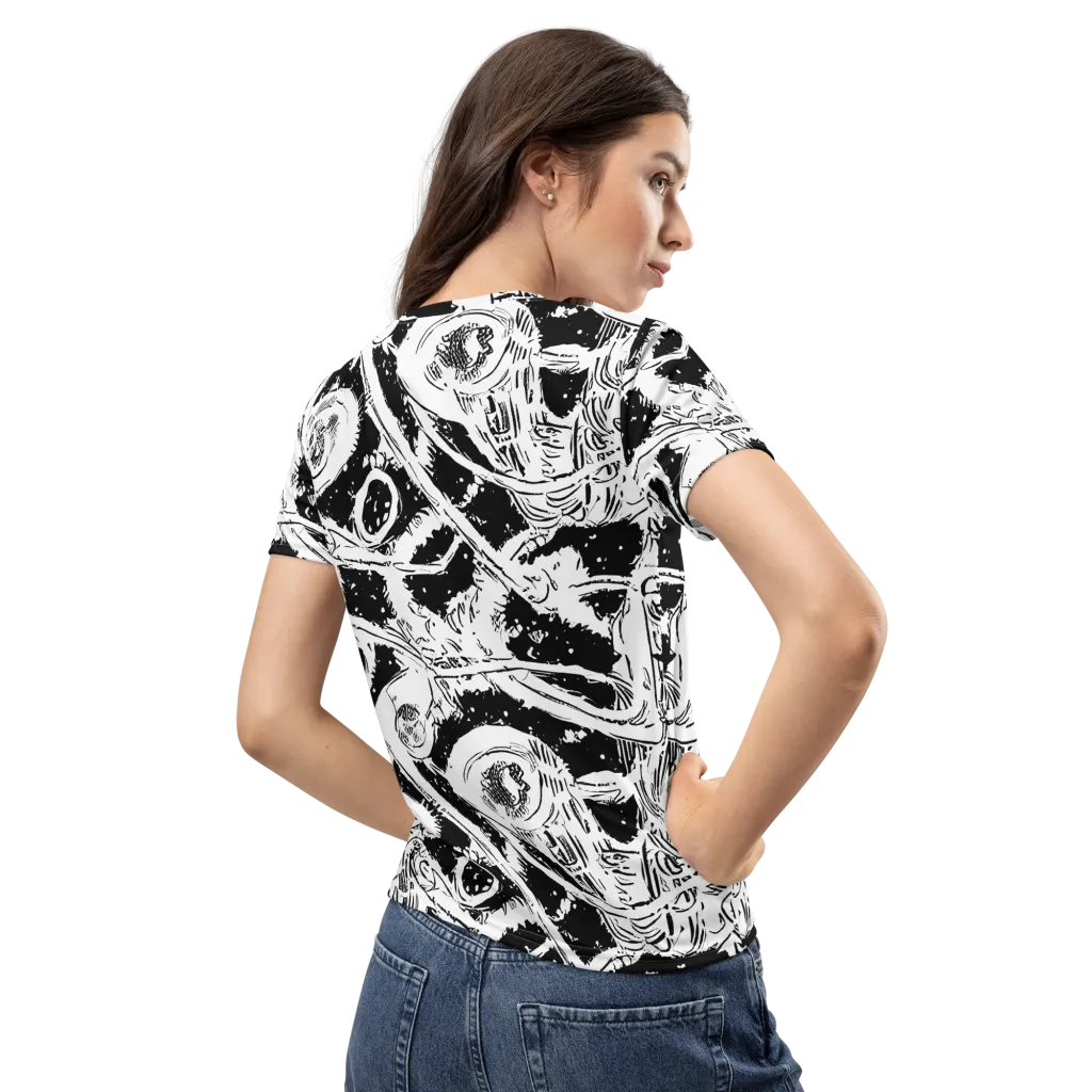 Ink Anatomy on Women's Crew Neck T-Shirt — Back