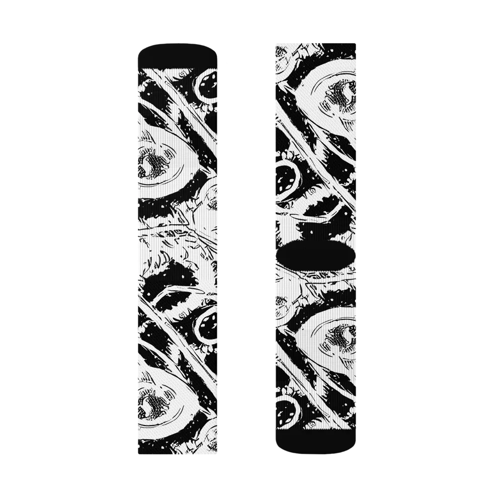 Ink Anatomy on Socks — Right Sock