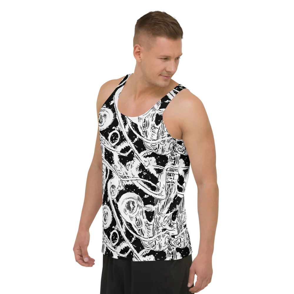 Ink Anatomy on Men's Tank Top — Left Front