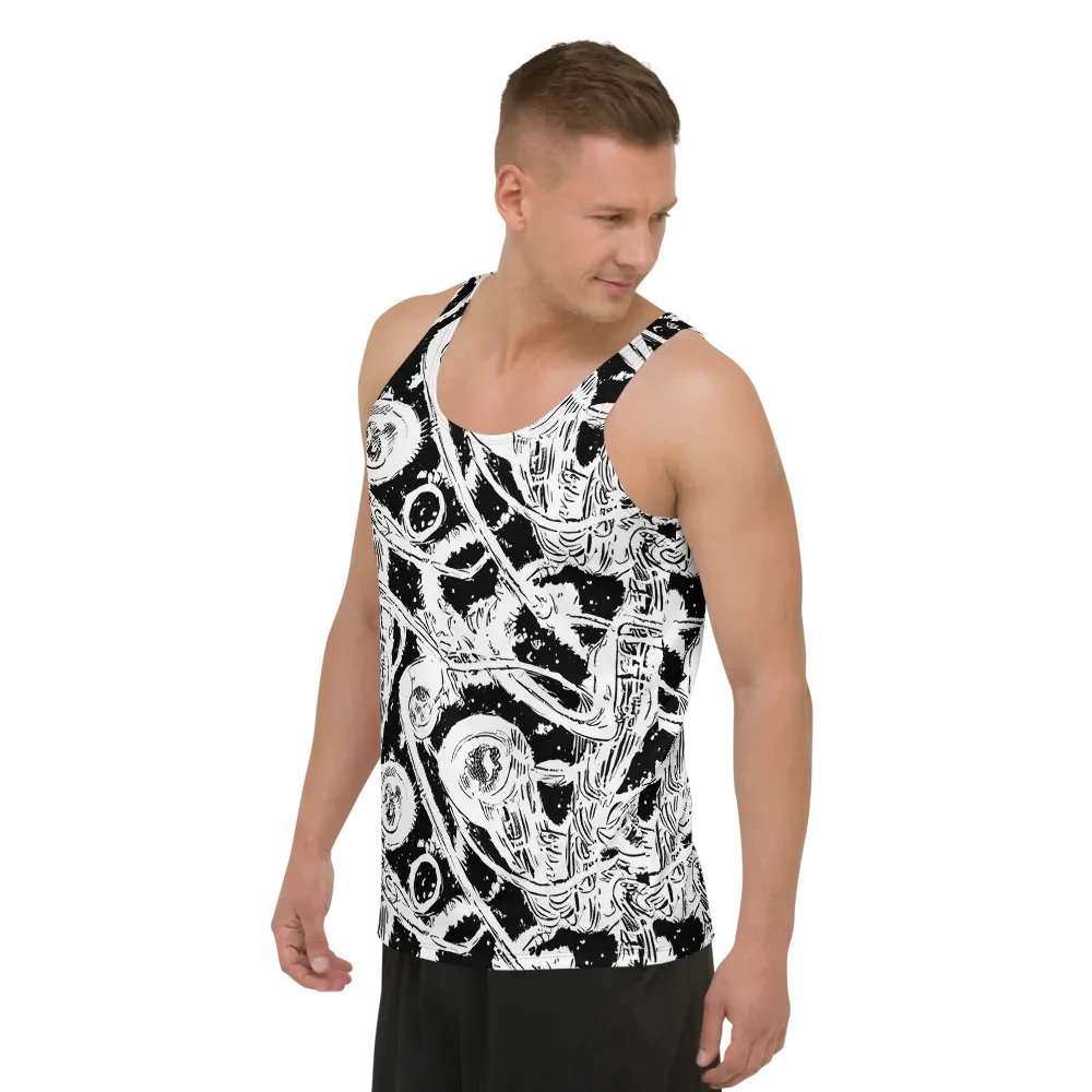 Ink Anatomy on Men's Tank Top — Left Front