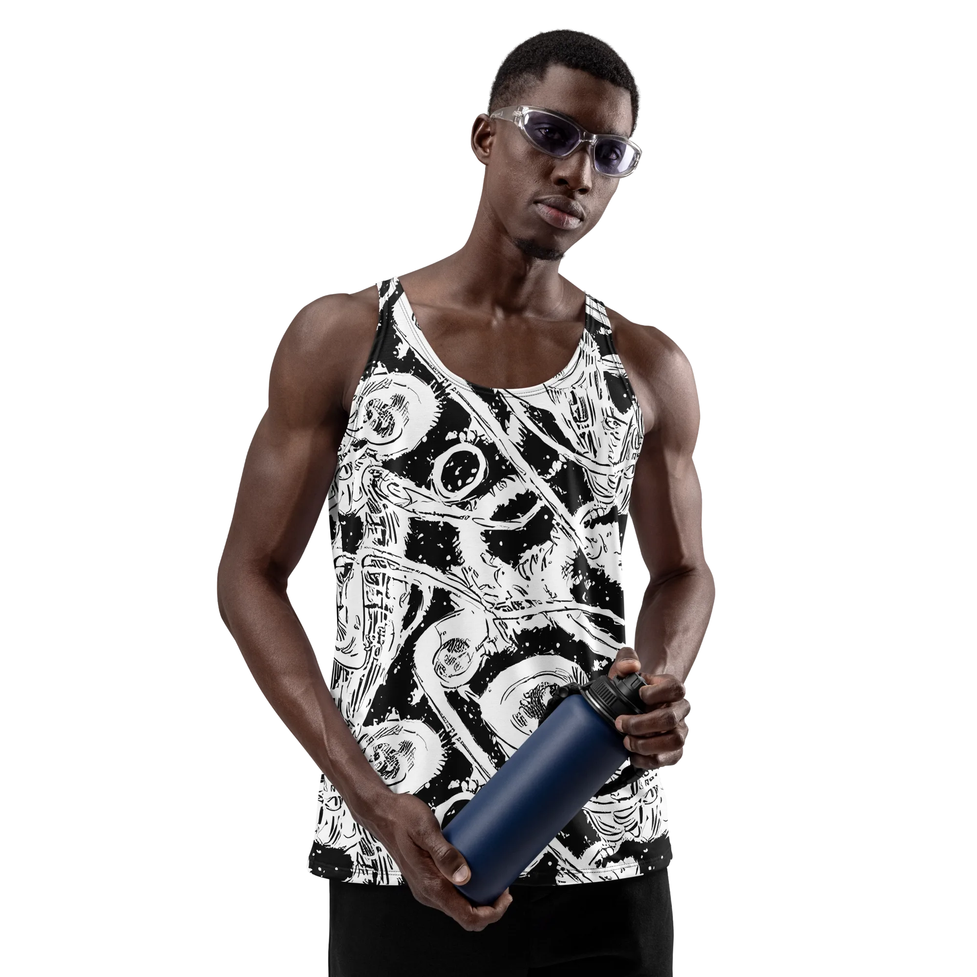 Ink Anatomy on Men's Tank Top — Front