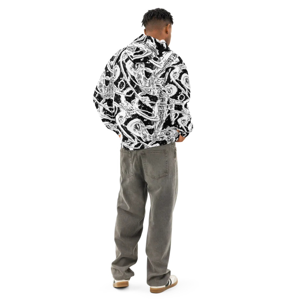 Ink Anatomy on Cotton Hoodie — Back