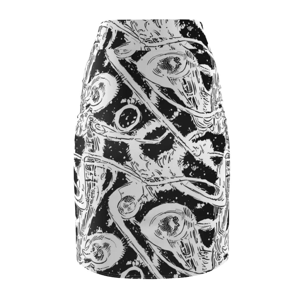 Ink Anatomy on Pencil Skirt — Back
