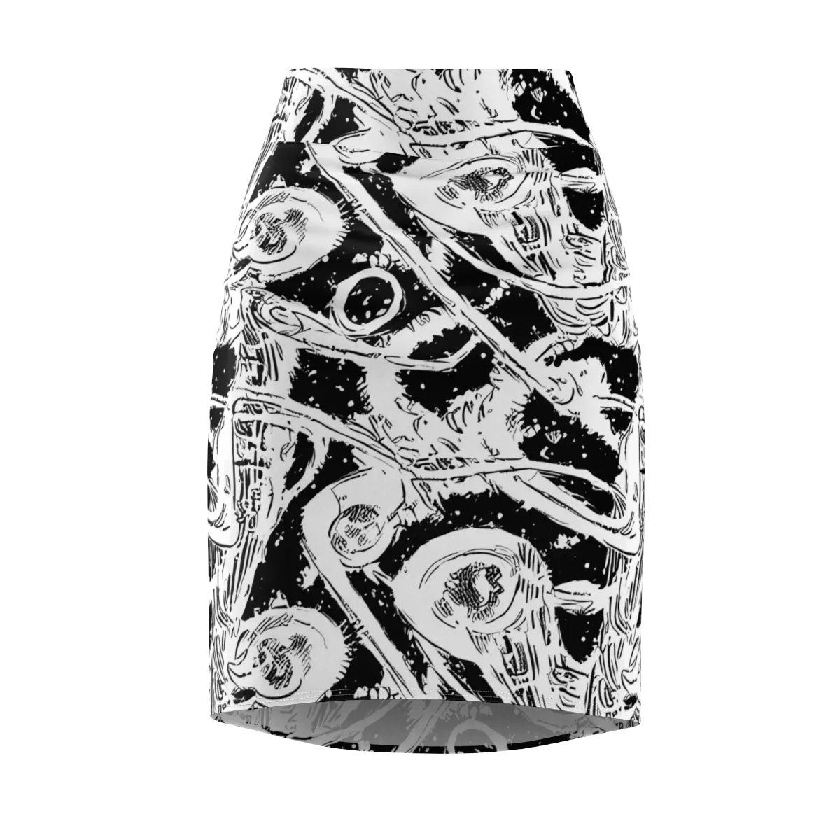 Ink Anatomy on Pencil Skirt — Front