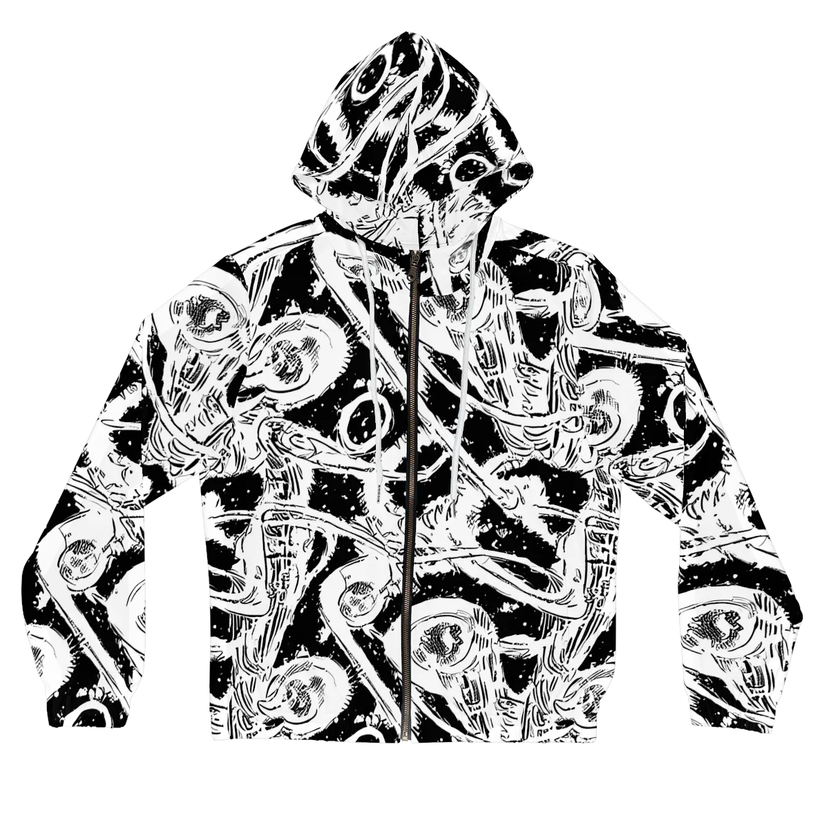 Ink Anatomy on Women's Full-Zip Hoodie — Front