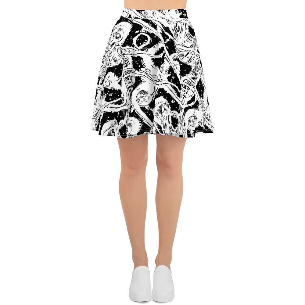 Ink Anatomy on Skater Skirt — Front