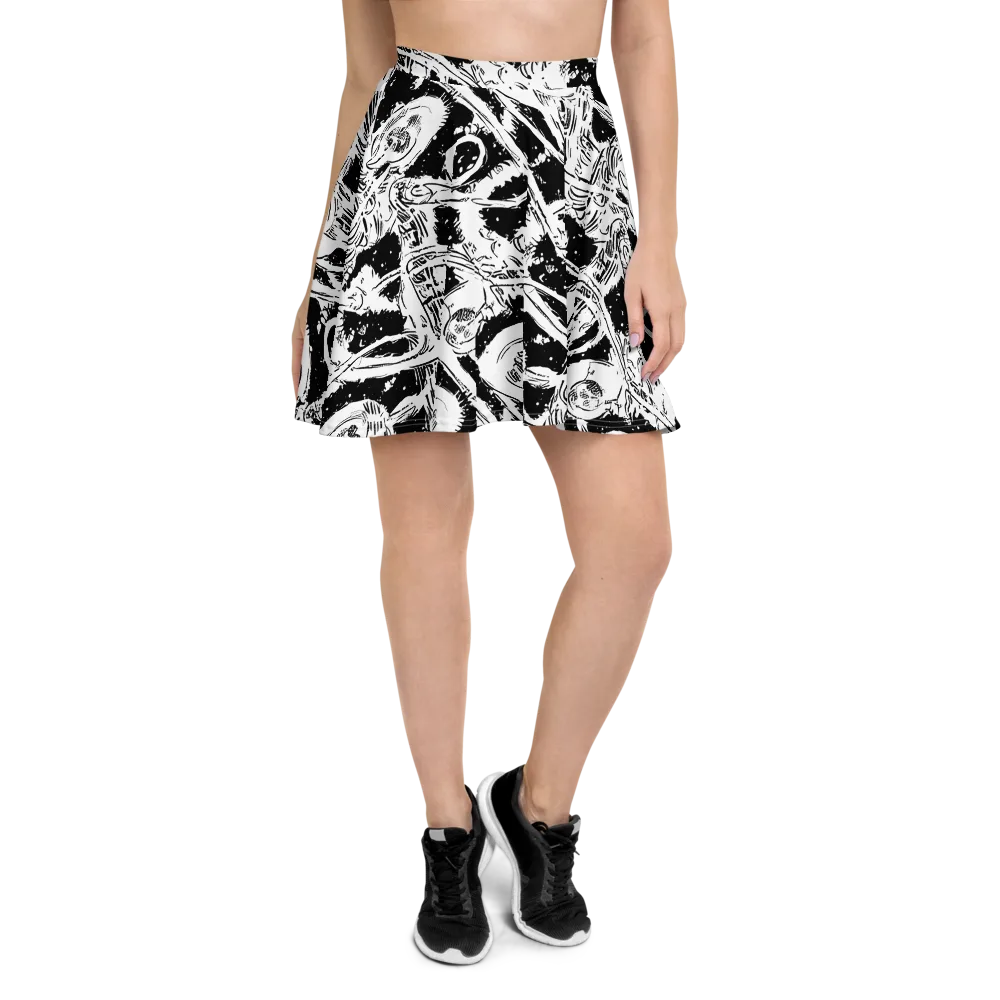 Ink Anatomy on Skater Skirt — Front