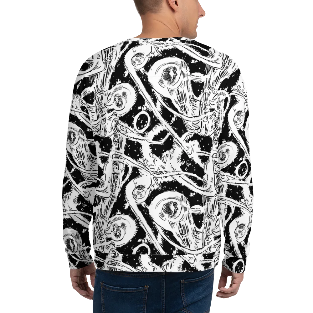 Ink Anatomy on Sweatshirt — Back