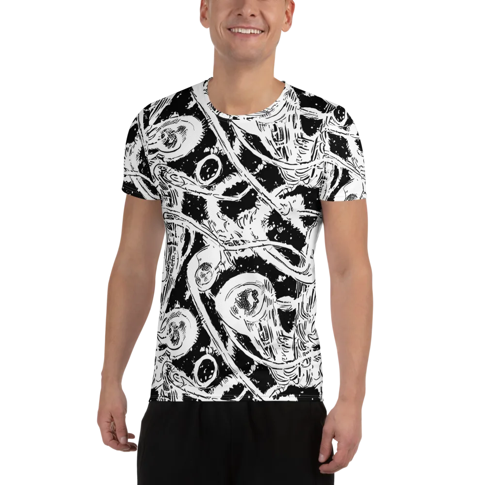 Ink Anatomy on Men's Athletic T-Shirt — Front