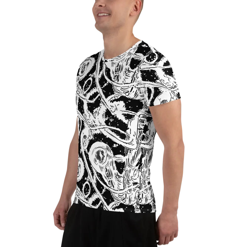 Ink Anatomy on Men's Athletic T-Shirt — Left