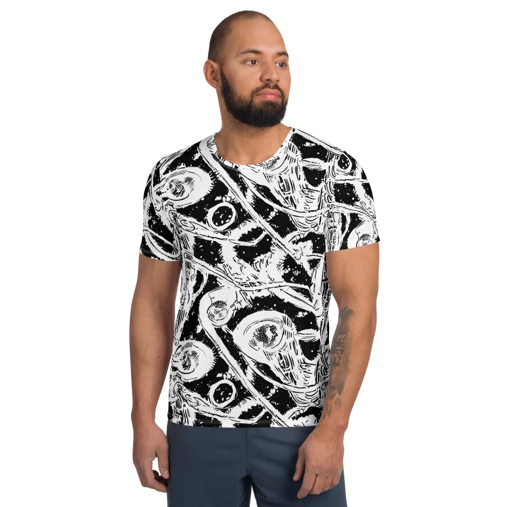 Ink Anatomy on Men's Athletic T-Shirt — Front