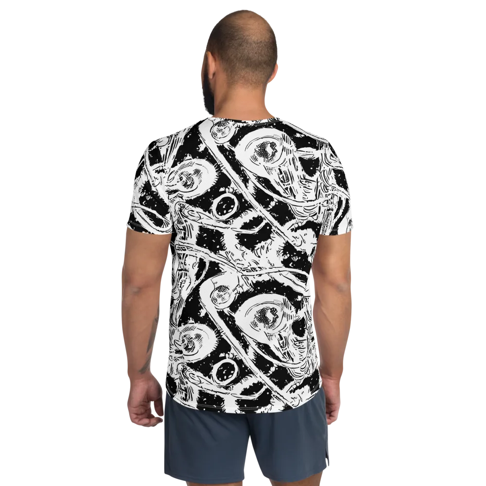 Ink Anatomy on Men's Athletic T-Shirt — Back