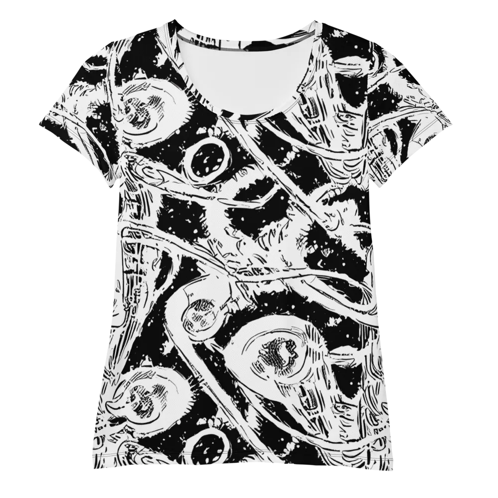 Ink Anatomy on Women's Athletic T-Shirt — Front