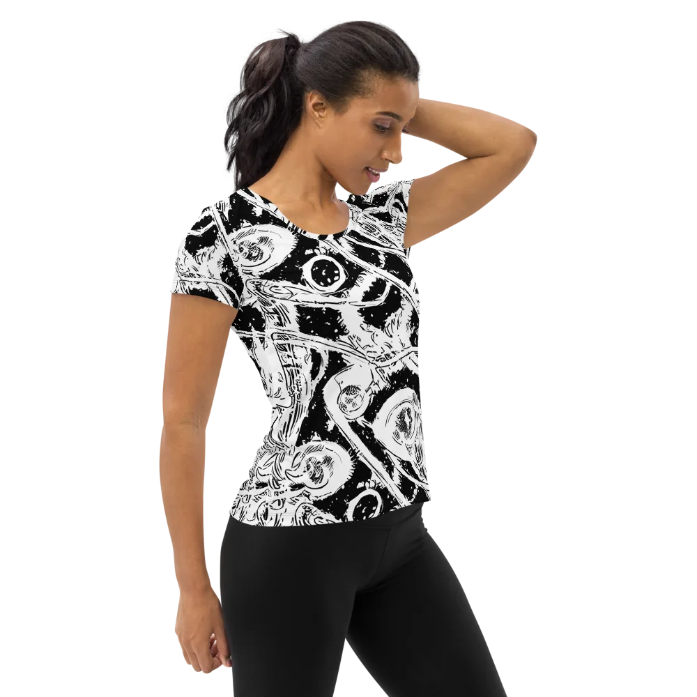 Ink Anatomy on Women's Athletic T-Shirt — Right
