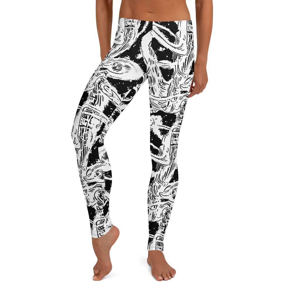 Ink Anatomy on Leggings — Front