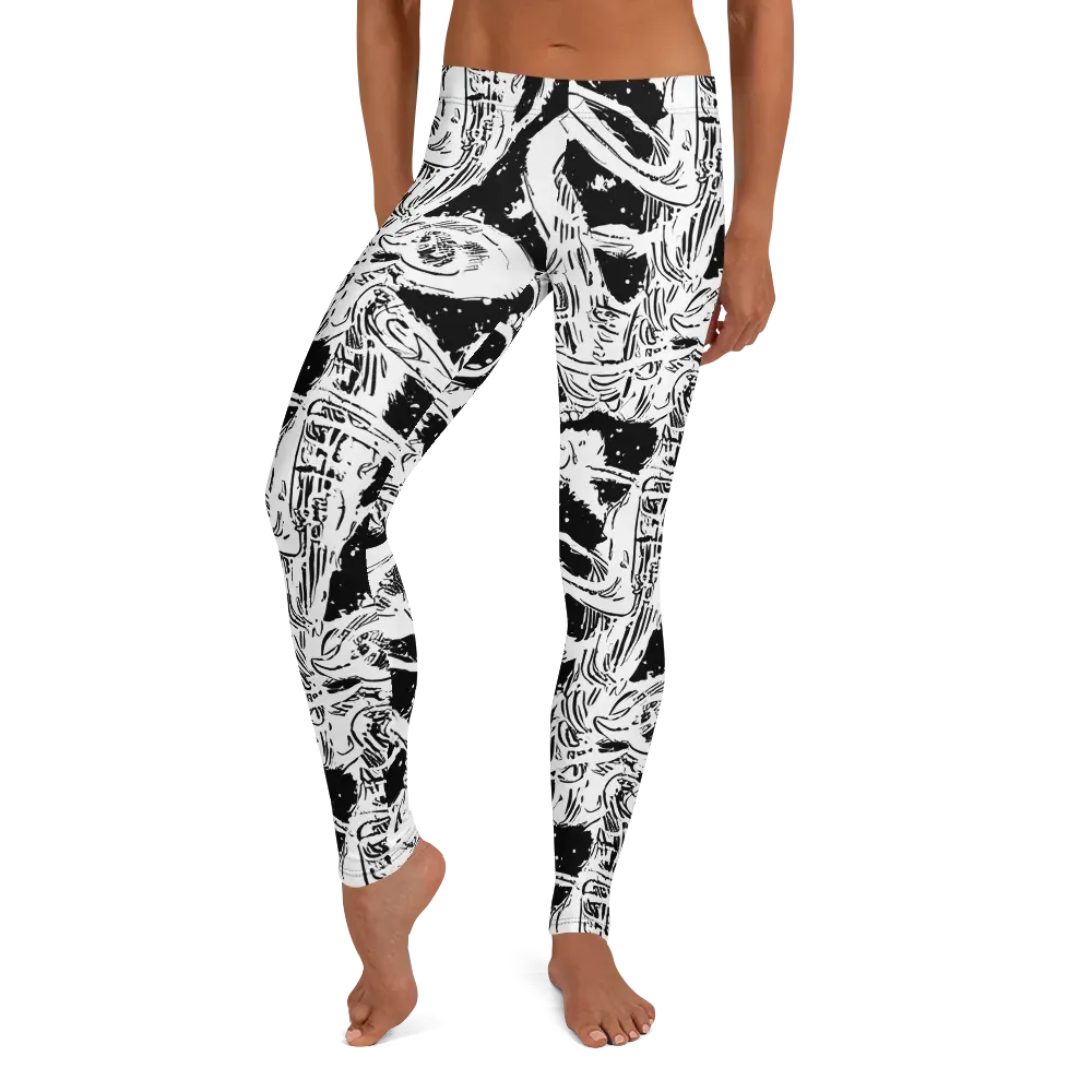 Ink Anatomy on Leggings — Front