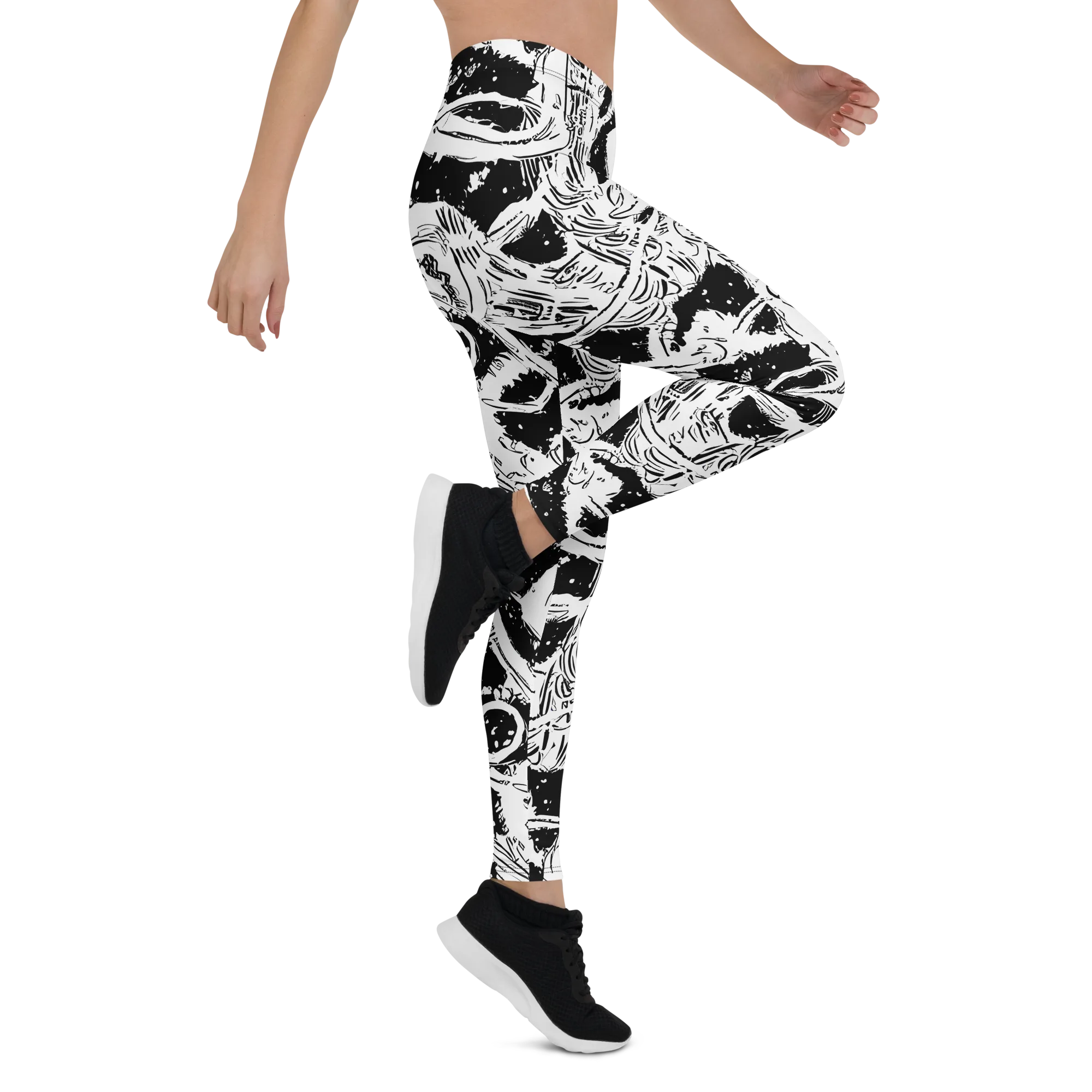 Ink Anatomy on Leggings — Right