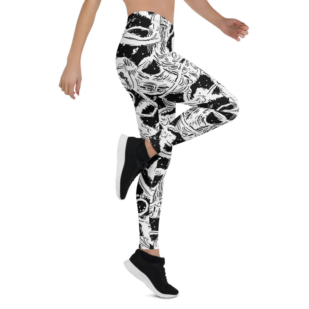 Ink Anatomy on Leggings — Right