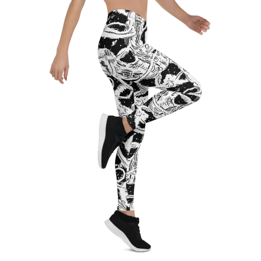Ink Anatomy on a Leggings