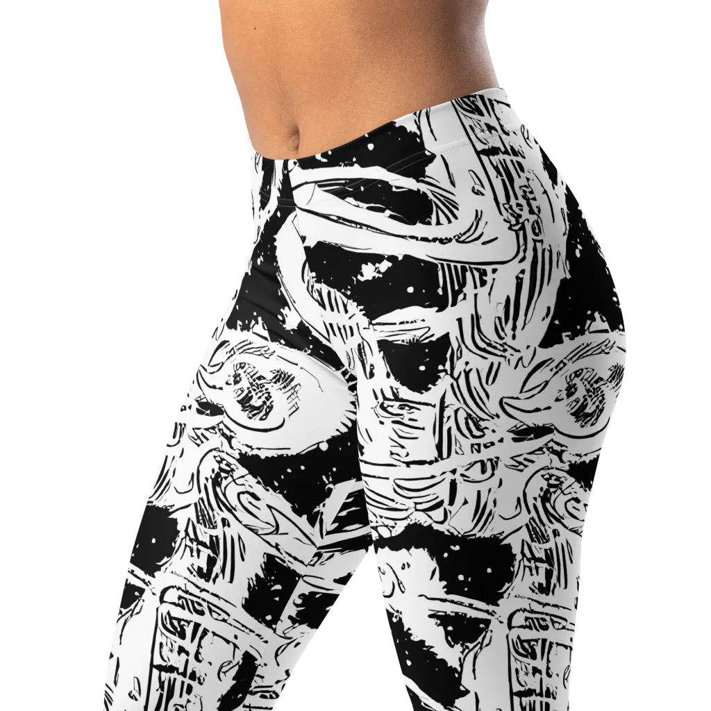 Ink Anatomy on Leggings — Left Front