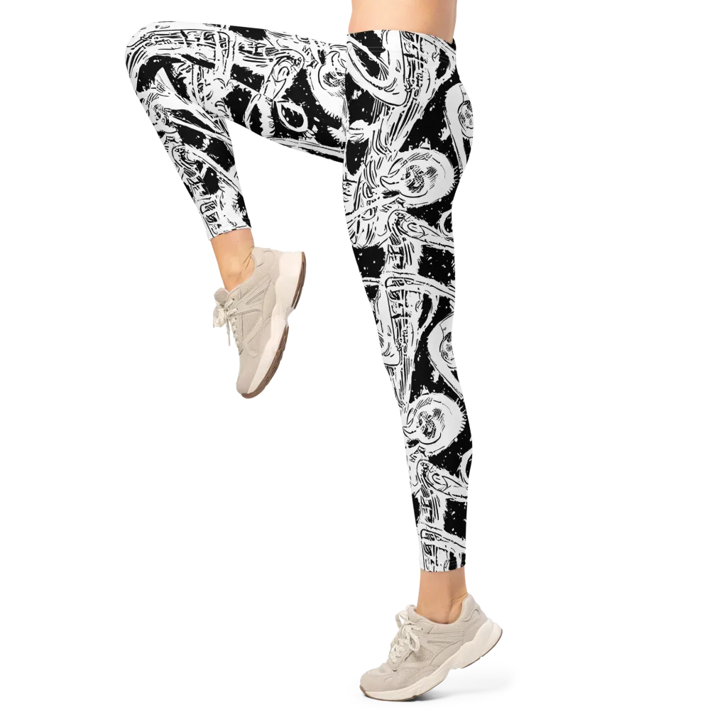 Ink Anatomy on Leggings — Left