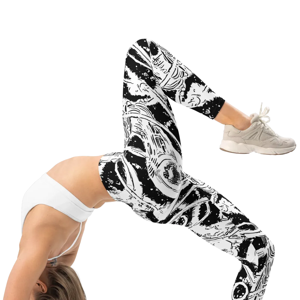 Ink Anatomy on Leggings — Right