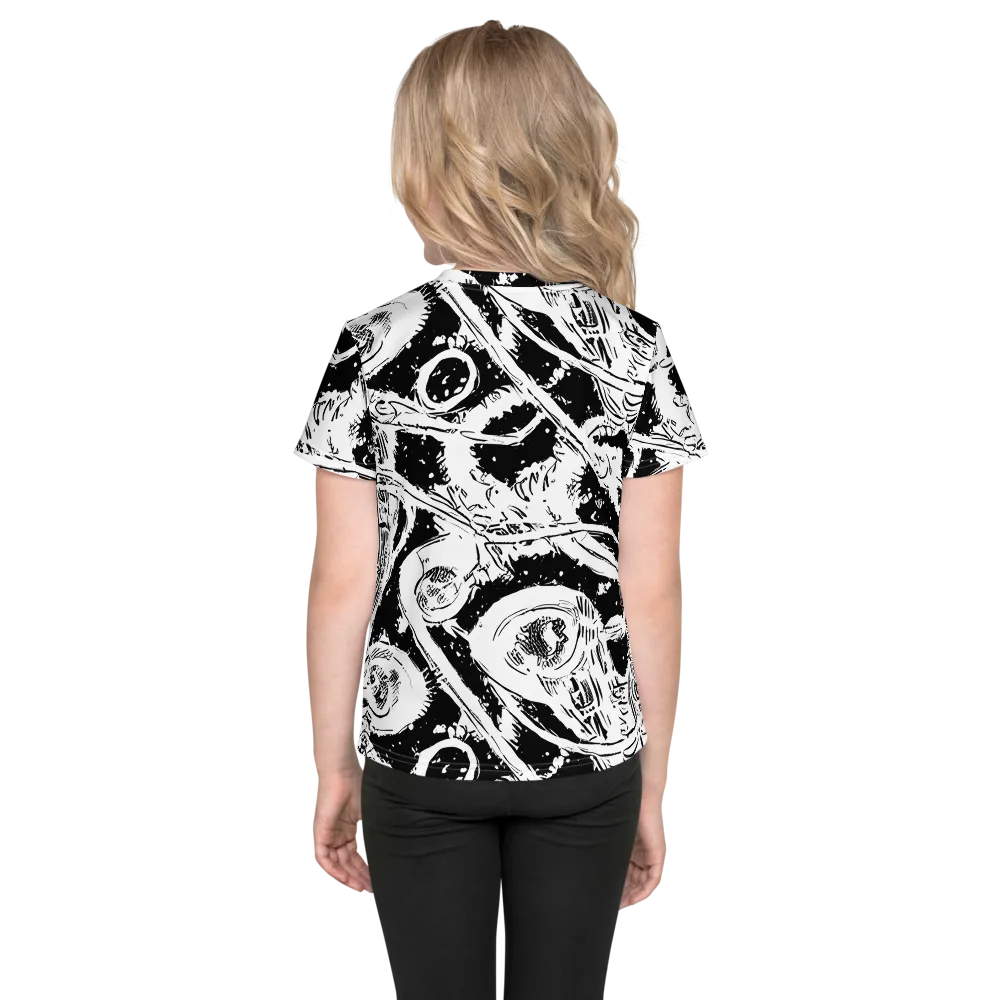 Ink Anatomy on Kids Crew Neck T-Shirt — Back
