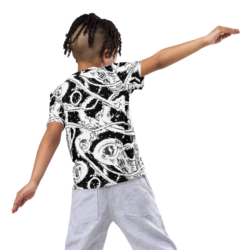 Ink Anatomy on Kids Crew Neck T-Shirt — Back