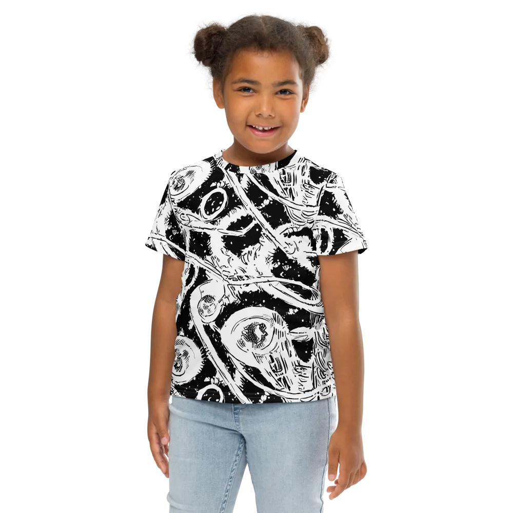 Ink Anatomy on Kids Crew Neck T-Shirt — Front
