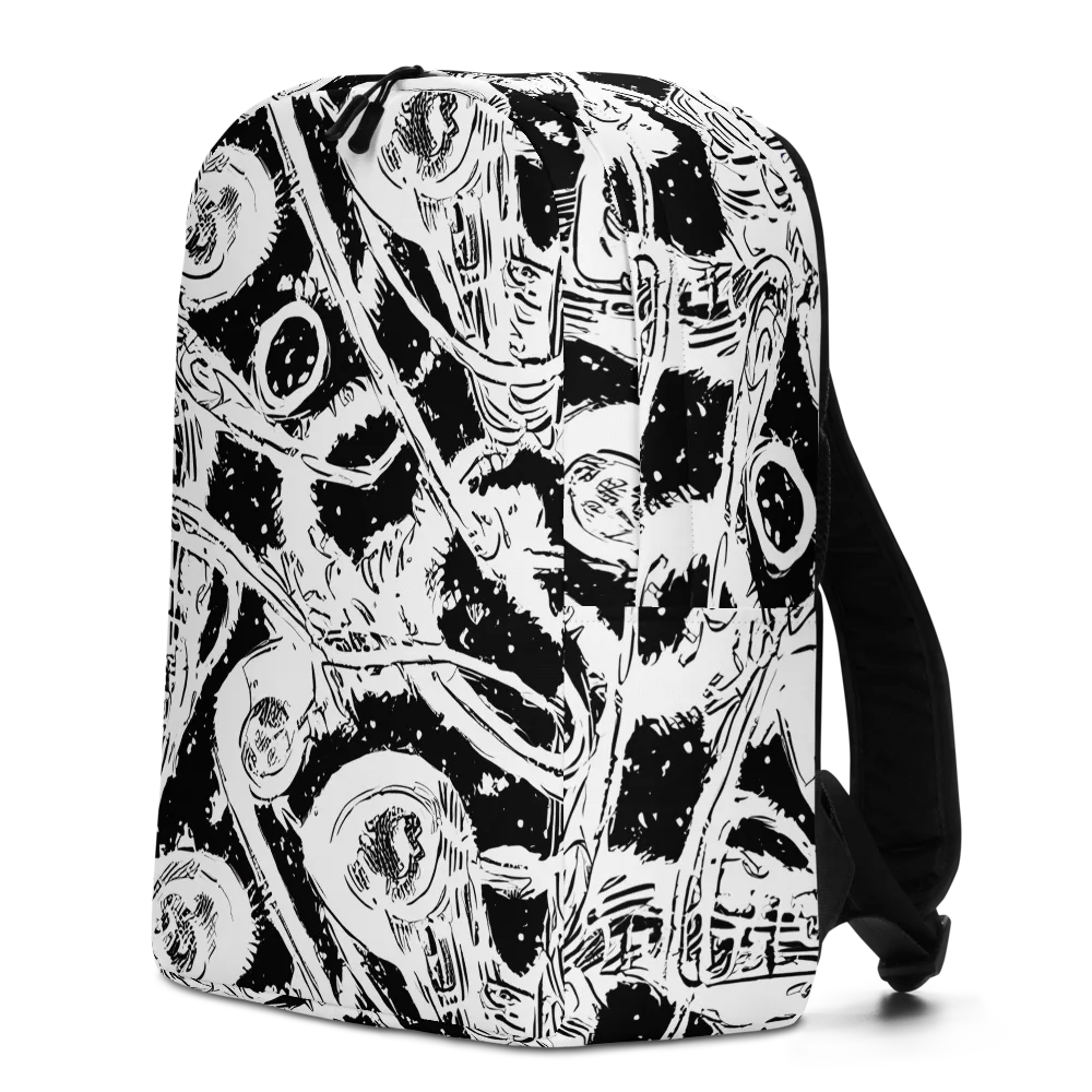 Ink Anatomy on Minimalist Backpack — Left