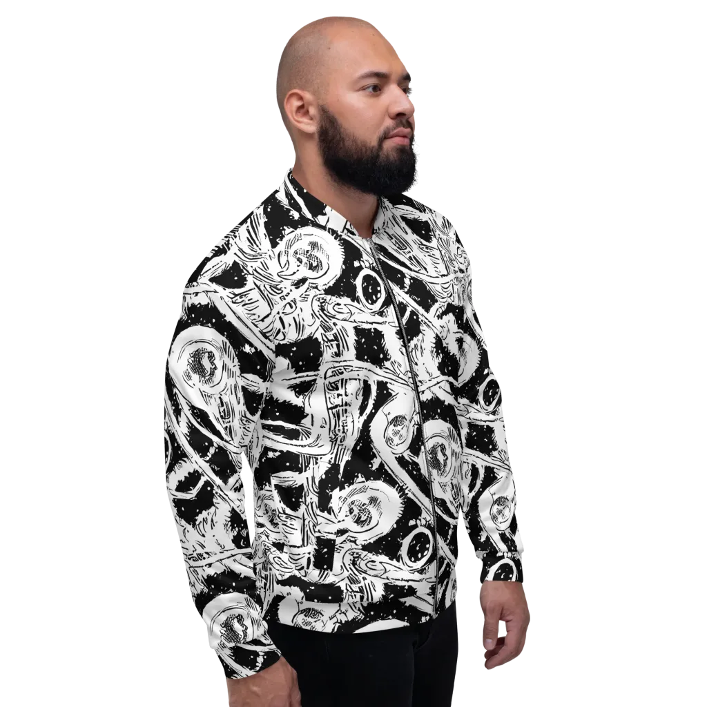 Ink Anatomy on Bomber Jacket — Right